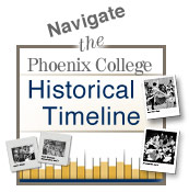 Navigate the Phoenix College Historical Timeline