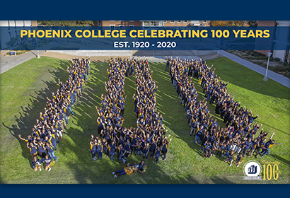 Phoenix College 100th Anniversary Timeline of Events