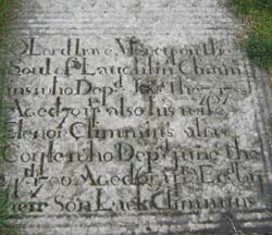 A Grave Stone - click to enlarge
