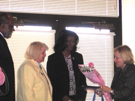 Dr. Glasper, Linda B. Rosenthal, Dr. Westenberg and Dr. Solley